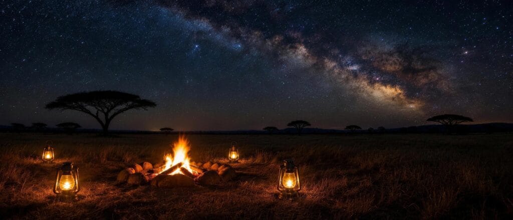 maasai-mara-campfire-milky-way