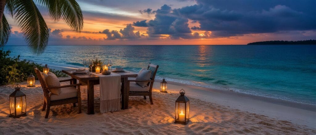 zanzibar-beach-dinner-lanterns-dusk